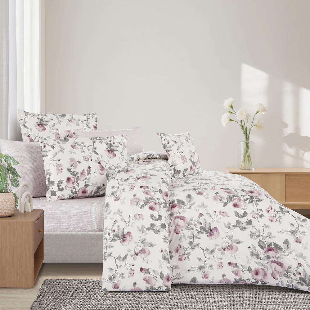 مفرش قطن صيفي مزدوج 8 قطع - زافيرا - اوف وايت - بيج