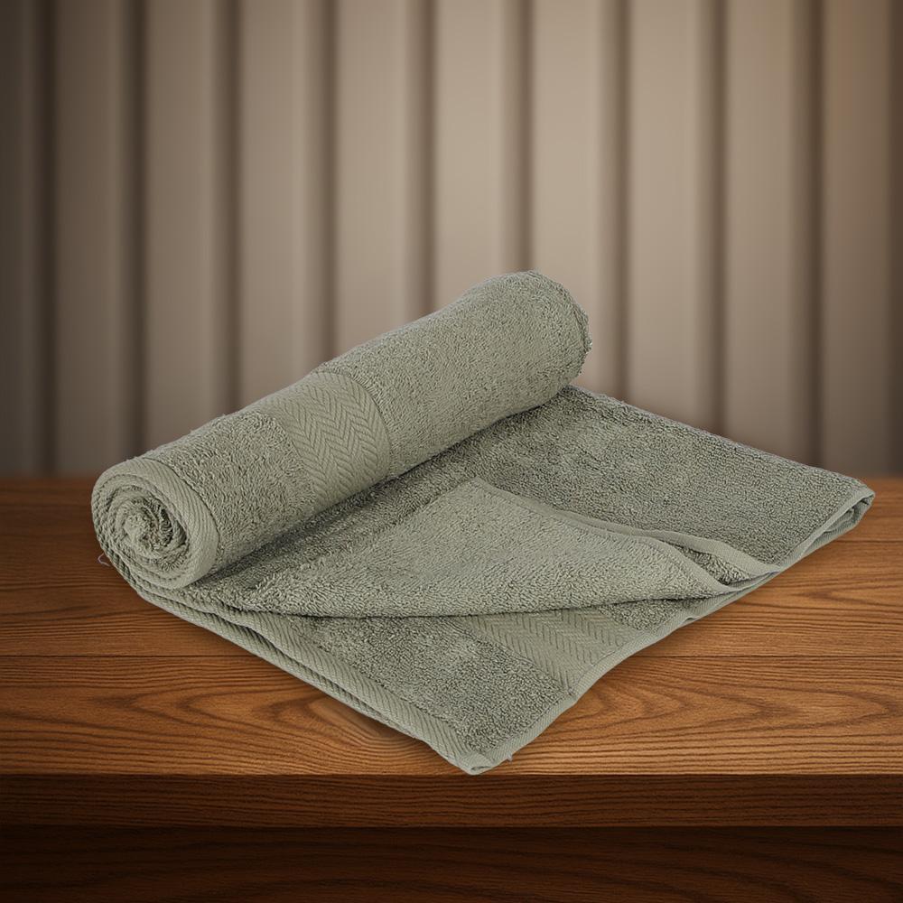 منشفة قطن - روماريسا - مقاس وسط - 70*140 - اخضر