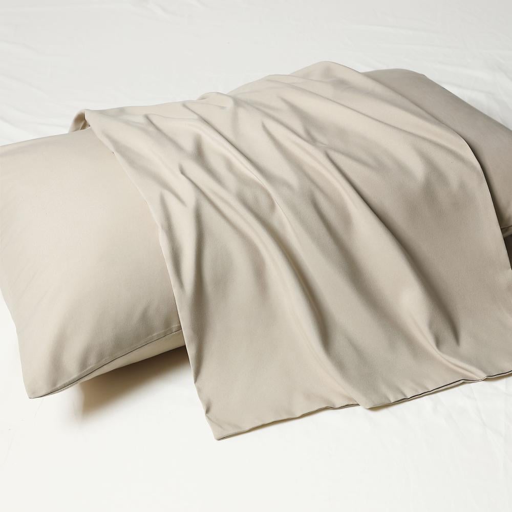 طقم بيت مخدة 2 قطعة - زويتا - بيج غامق