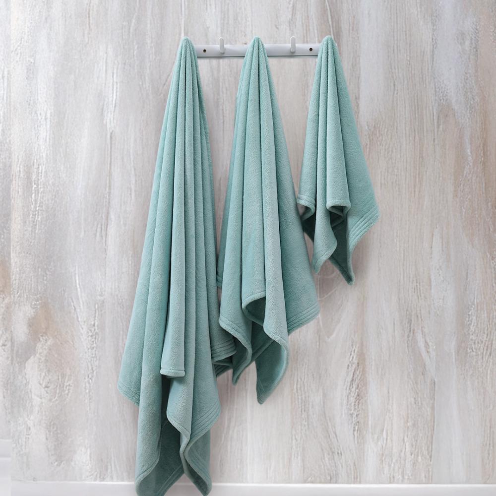 منشفة كورال فليس - إشيل - مقاس كبير - 90*180 - تركوازي