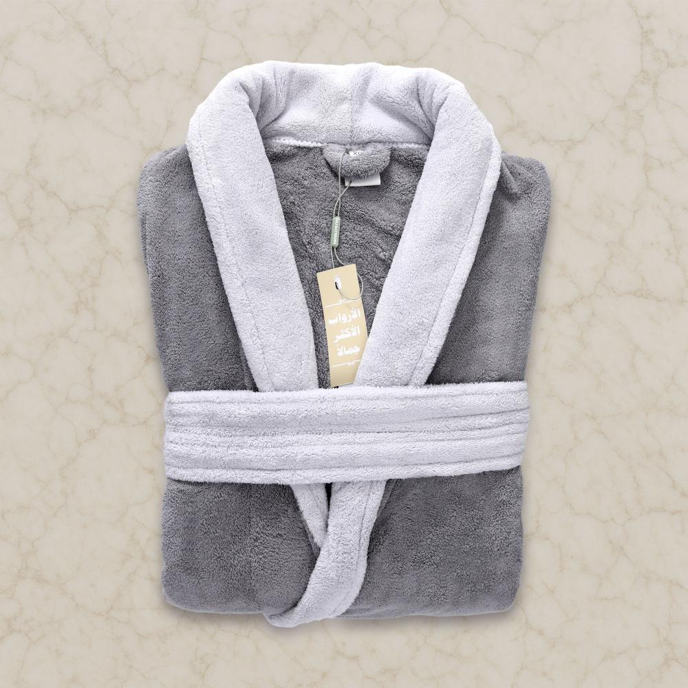 روب استحمام مودرن-رمادي غامق