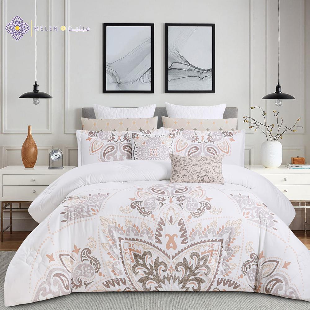 مفرش صيفي مزدوج 10 قطع - ريفيرا - ابيض