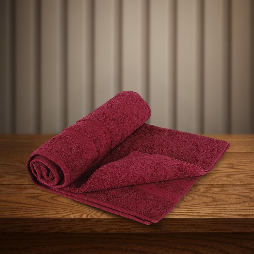 منشفة قطن - نيروفا - مقاس كبير - 100*180 - احمر