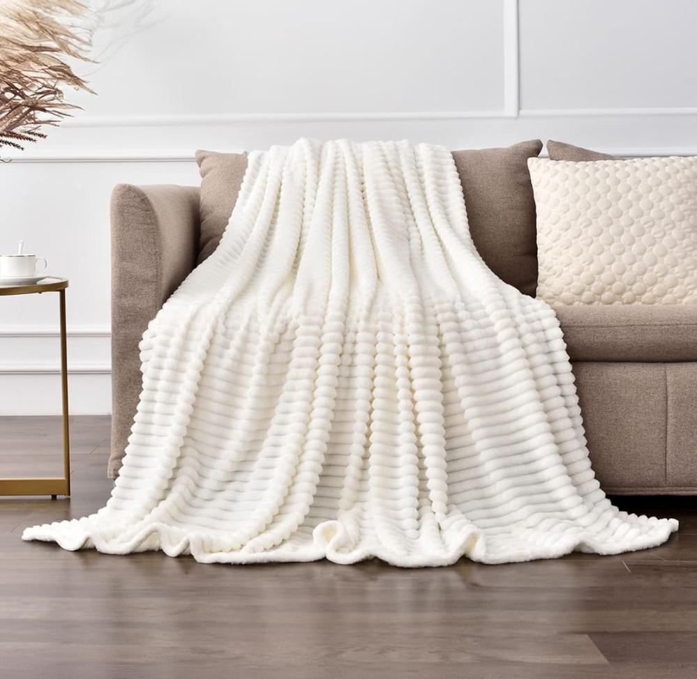 بطانية مخمل محفور اكاسيا 200 × 230 - سكري