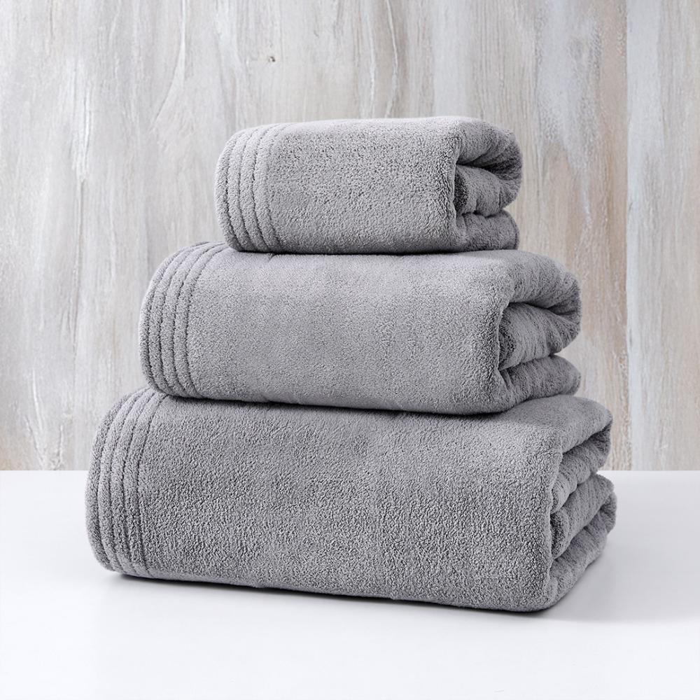 منشفة كورال فليس - إشيل - مقاس صغير -90x50 - رمادي