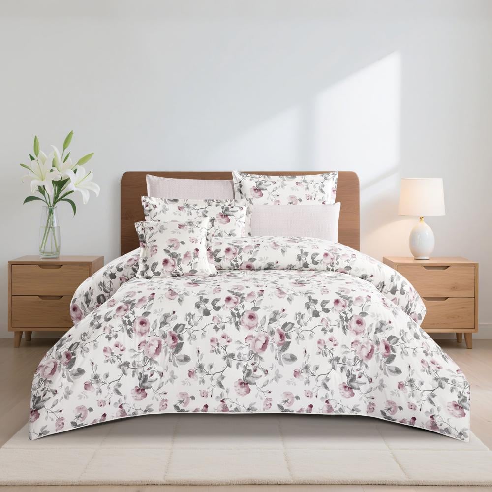 مفرش قطن صيفي مزدوج 8 قطع - زافيرا - اوف وايت - بيج