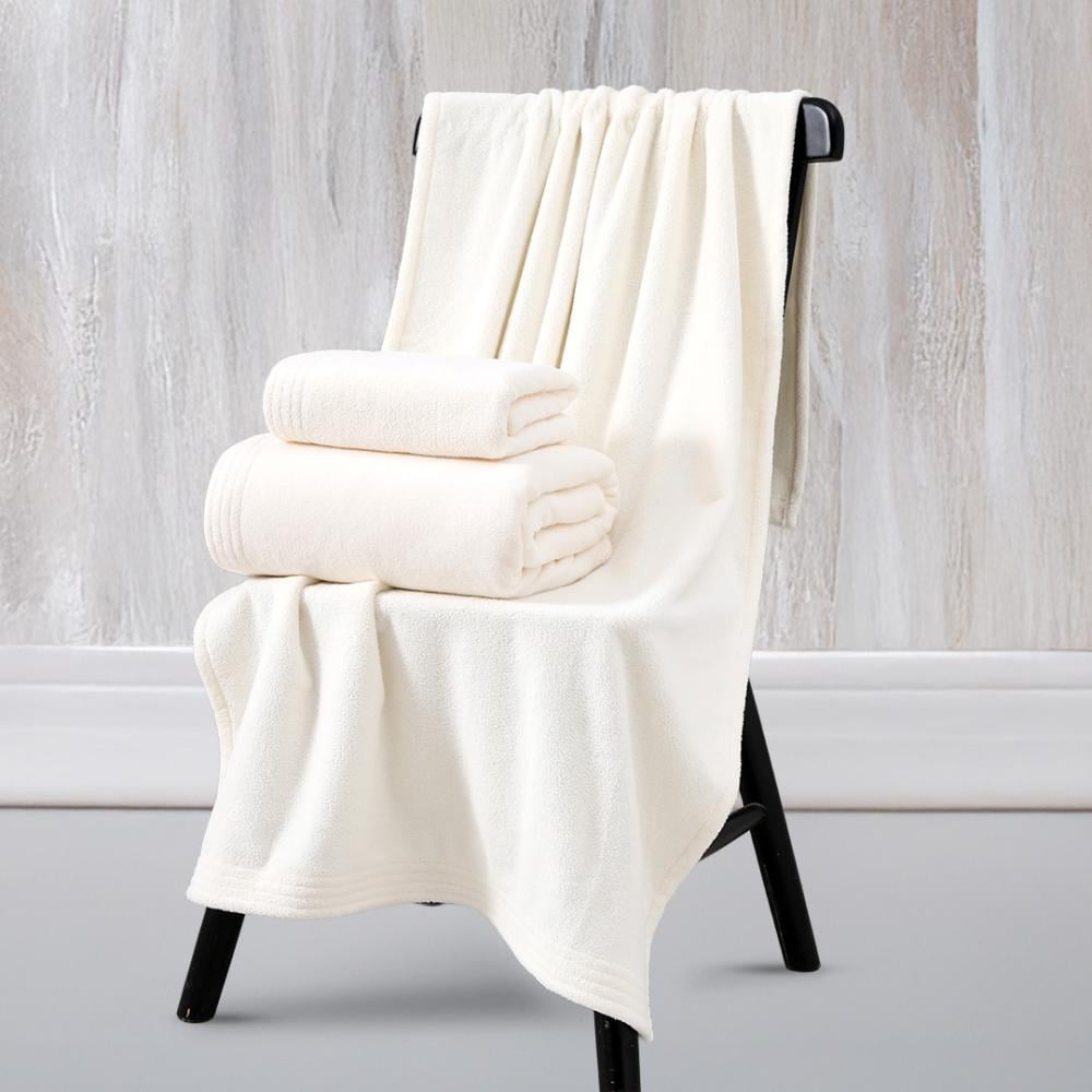 منشفة كورال فليس - إشيل - مقاس كبير - 90*180 - سكري