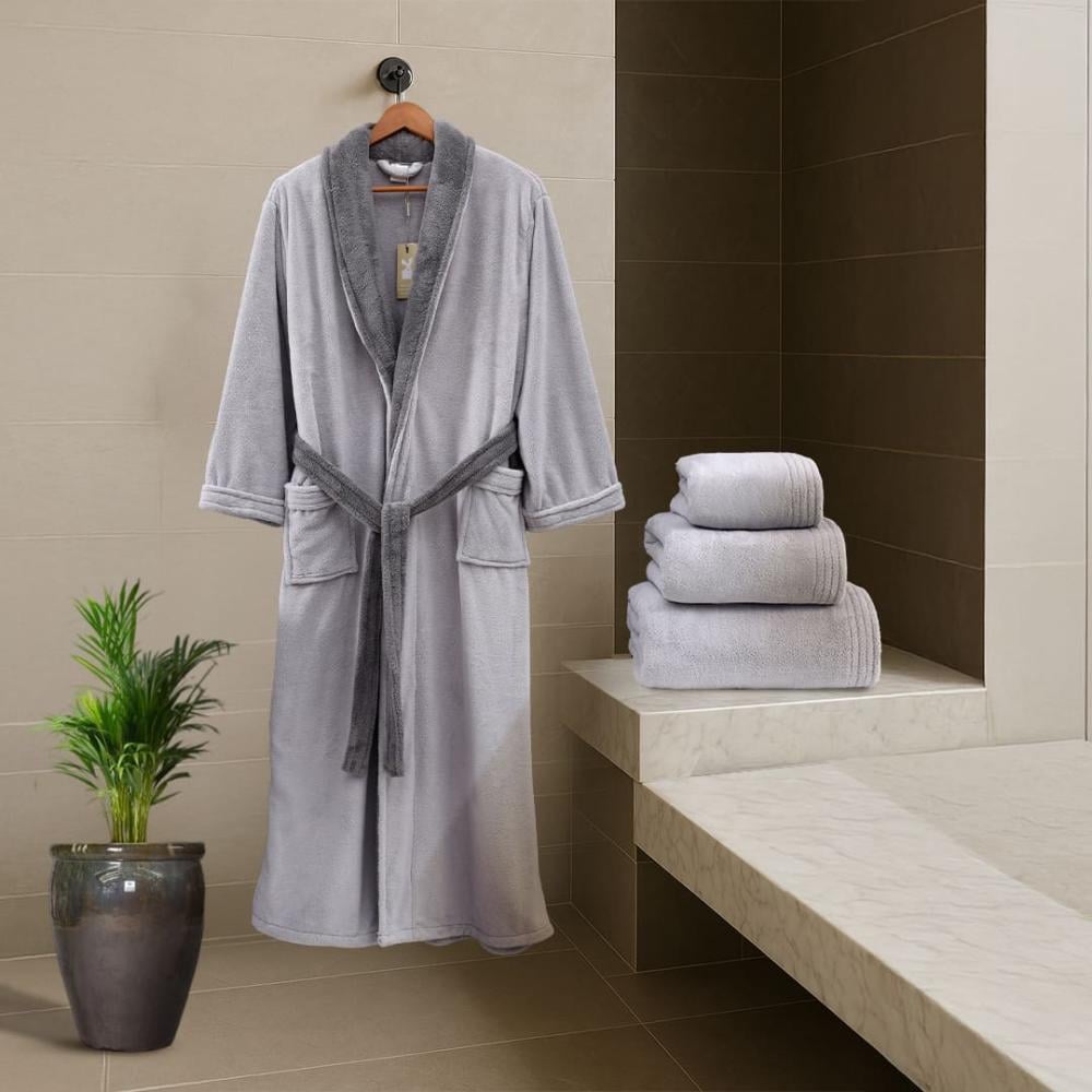 روب استحمام مودرن-رصاصي