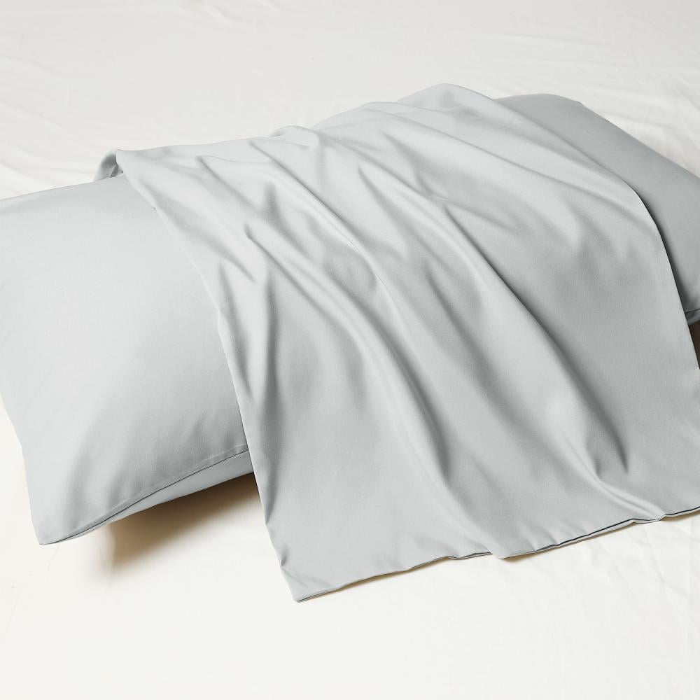 طقم بيت مخدة 2 قطعة - زويتا - رصاصي فاتح