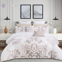 مفرش صيفي مزدوج 10 قطع - ريفيرا - ابيض