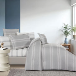 مفرش قطن صيفي مزدوج 8 قطع - زافيرا - بيج غامق - بيج