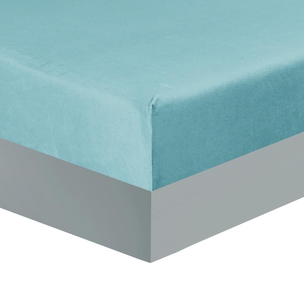 مفرش شتوي مخمل مفرد ونص 4 قطع - تالورا - رصاصي - أزرق ضبابي