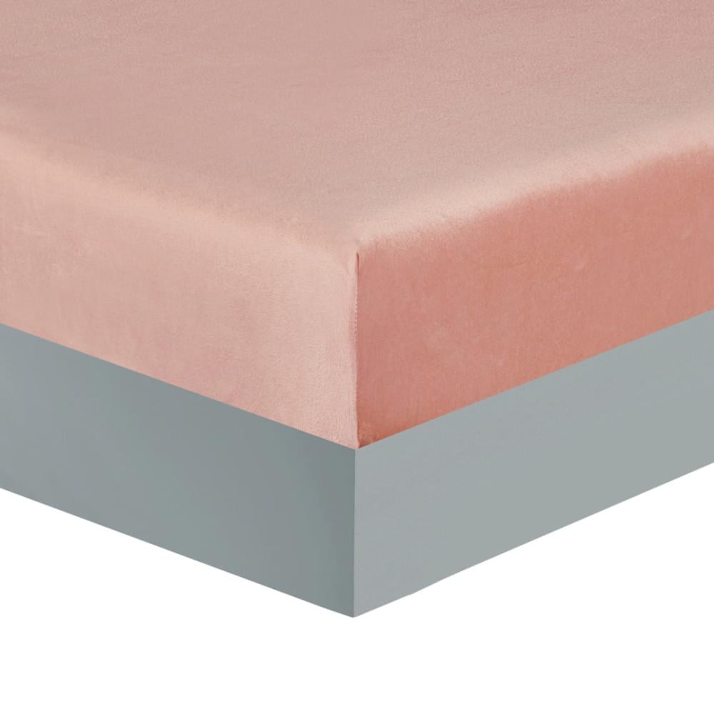 مفرش شتوي مخمل مفرد ونص 4 قطع - تالورا - بني غامق - بيج